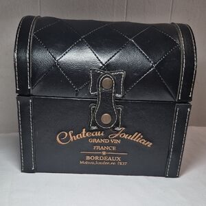 Black Quilted Leather Men's Bag